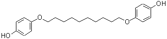 CAS#: 70856-53-0， 4,4'-[1,10-Decanediylbis(oxy)]diphenol