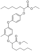 CAS#: 70886-49-6， Ethyl 2-(4-(4-((1-(Ethoxycarbonyl)Heptyl)Oxy)-3-Methylphenoxy)Phenoxy) Octanoate