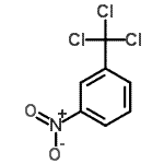结构式 CAS# 709-58-0, 1-硝基-3-(三氯甲基)苯