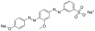 CAS#: 70900-44-6， 3-[2-[4-[2-(4-Hydroxyphenyl)Diazenyl]-3-Methoxyphenyl]Diazenyl]-Benzenesulfonic Acid Sodium Salt(1:2)