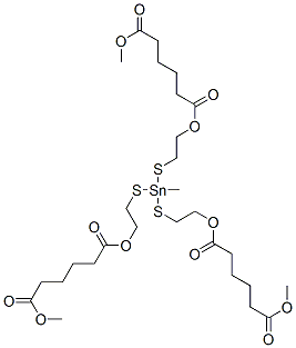 CAS#: 70942-28-8， Dimethyl 11-[[2-[(6-Methoxy-1,6-Dioxohexyl)Oxy]Ethyl]Thio]-11-Methyl-6,16-Dioxo-7,15-Dioxa-10,12-Dithia-11-Stannahenicosanedioate