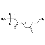 CAS#: 709673-17-6， S-Ethyl ({[(2-methyl-2-propanyl)oxy]carbonyl}amino)ethanethioate