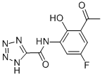 CAS#: 70977-46-7, N-(3-Acetyl-5-Fluoro-2-Hydroxyphenyl)-1H-Tetrazole-5-Carboxamide