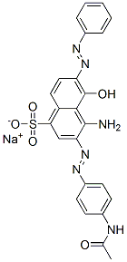 CAS#: 71002-19-2， Sodium 3-[(4-Acetamidophenyl)Azo]-4-Amino-5-Hydroxy-6-(Phenylazo)Naphthalene-1-Sulphonate