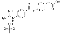 CAS#: 71079-09-9， 4-(4-Guanidinobenzoyloxy)phenylacetic acid