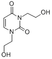 结构式 CAS# 711-66-0, 1,3-二(2-羟基乙基)-2,4(1H,3H)-嘧啶二酮