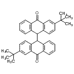 CAS#: 71130-11-5， 3,3'-Bis(2-methyl-2-propanyl)-9,9'-bianthracene-10,10'(9H,9'H)-dione
