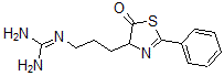 CAS#: 71198-10-2， 2-[3-(5-Oxo-2-phenyl-4H-1,3-thiazol-4-yl)propyl]guanidine