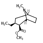 CAS#: 712270-65-0， Methyl (1R,2S,3S,5S)-3-ethyl-8-methyl-8-azabicyclo[3.2.1]octane-2-carboxylate