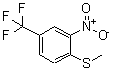 结构式 CAS# 71236-96-9, 1-(甲硫基)-2-硝基-4-(三氟甲基)-苯