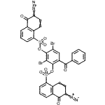 CAS#: 71241-63-9, 4-Benzoyl-2,6-dibromo-1,3-phenylene bis(6-diazo-5-oxo-5,6-dihydro-1-naphthalenesulfonate)
