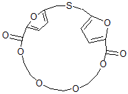 CAS#: 71349-35-4， 10,13,16,19,24,25-Hexaoxa-3-Thiatricyclo[19.2.1.15,8]Pentacosa-5,7,21,23(1)-Tetrene-9,20-Dione