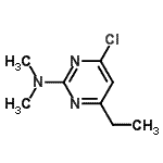 CAS#: 71406-66-1， 4-Chloro-6-ethyl-N,N-dimethyl-2-pyrimidinamine