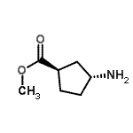 CAS#: 714195-06-9， Methyl (1R,3R)-3-aminocyclopentanecarboxylate