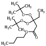 CAS#: 71436-84-5， Butyl 3,3-bis[(2-methyl-2-propanyl)peroxy]pentanoate
