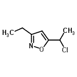 CAS#: 71495-00-6， 5-(1-Chloroethyl)-3-ethyl-1,2-oxazole