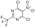 structure of CAS# 715-46-8, 4,6-Dichloro-5-Nitro-2-(Trifluoromethyl)Pyrimidine;PYRIMIDINE, 4,6-DICHLORO-5-NITRO-2-(TRIFLUOROMETHYL)-;4,6-DICHLORO-5-NITRO-2-(TRIFLUOROMETHYL)PYRIMIDINE