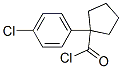 structure of CAS# 71501-44-5, 1-(4-Chlorophenyl)-1-Cyclopentanecarbonylchloride;1-(4-Chlorophenyl)-1-Cyclopentanecarbonyl Chloride;Sbb005477;1-(4-Chlorophenyl)Cyclopentanecarbonyl Chloride