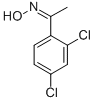 structure of CAS# 71516-67-1, 1-(2,4-Dichlorophenyl)-Ethanone Oxime;N-[1-(2,4-Dichlorophenyl)Ethylidene]Hydroxylamine;1-(2,4-Dichlorophenyl)Ethanone Oxime;Zinc00161249