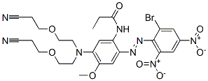 CAS#: 71598-19-1， N-[5-[Bis[2-(2-Cyanoethoxy)Ethyl]Amino]-2-[(2-Bromo-4,6-Dinitrophenyl)Azo]-4-Methoxyphenyl]Propanamide