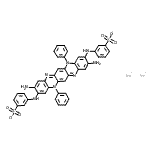 CAS#: 71598-30-6， Disodium 3,3'-[(3,10-diamino-7,14-diphenyl-7,14-dihydroquinoxalino[2,3-b]phenazine-2,9-diyl)diimino]dibenzenesulfonate