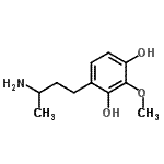 CAS#: 716307-20-9， 4-(3-Aminobutyl)-2-methoxy-1,3-benzenediol