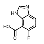 CAS#: 716362-27-5， 5-Fluoro-1H-benzimidazole-4-carboxylic acid