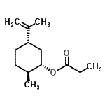CAS#: 71662-22-1， (1S,2S,5S)-5-Isopropenyl-2-methylcyclohexyl propionate