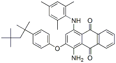 CAS#: 71701-33-2， 1-Amino-2-[4-(1,1,3,3-Tetramethylbutyl)Phenoxy]-4-[(2,4,6-Trimethylphenyl)Amino]Anthraquinone