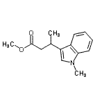 CAS#: 71711-31-4， Methyl 3-(1-methyl-1H-indol-3-yl)butanoate