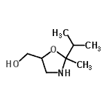 CAS#: 717110-95-7， (2-Isopropyl-2-methyl-1,3-oxazolidin-5-yl)methanol