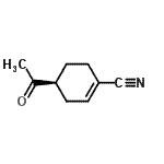 CAS#: 71742-39-7， (4S)-4-Acetyl-1-cyclohexene-1-carbonitrile