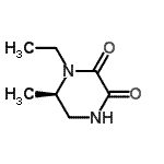 CAS#: 71754-90-0， (6R)-1-Ethyl-6-methyl-2,3-piperazinedione
