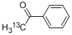 structure of CAS# 71777-36-1, 1-Phenyl-Ethanone-2-13C