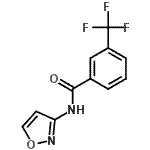 CAS#: 717860-36-1， N-(1,2-Oxazol-3-yl)-3-(trifluoromethyl)benzamide