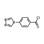 CAS#: 717871-76-6， 4-(4H-1,2,4-Triazol-4-yl)benzoyl chloride