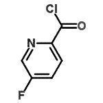 结构式 CAS# 717871-83-5, 5-氟-2-吡啶甲酰氯