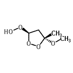 CAS#: 717888-60-3， (3R,5R)-5-Methoxy-5-methyl-1,2-dioxolan-3-yl hydroperoxide
