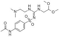 CAS#: 71795-29-4， N-(4-(((((2,2-Dimethoxyethyl)Amino)((2-(Dimethylamino)Ethyl)Amino)Methylene)Amino)Sulfonyl)Phenyl)-Acetamide