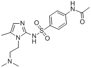 CAS#: 71795-35-2， N-(4-(((1-(2-(Dimethylamino)Ethyl)-5-Methyl-1H-Imidazol-2-Yl)Amino)Sulfonyl)Phenyl)-Acetamide