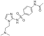 CAS#: 71795-45-4， N-(4-(((1-(2-(Dimethylamino)Ethyl)-1H-Imidazol-2-Yl)Amino)Sulfonyl)Phenyl)-Acetamide