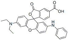 CAS#: 71799-72-9， 6'-(Diethylamino)-3-Oxo-2'-(Phenylamino)Spiro[Isobenzofuran-1(3H),9'-[9H]Xanthene]-5-Carboxylic Acid