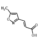 CAS#: 71810-79-2， (2E)-3-(5-Methyl-1,2-oxazol-3-yl)acrylic acid