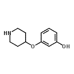 CAS#: 718596-86-2， 3-(4-Piperidinyloxy)phenol
