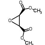 structure of CAS# 718617-86-8, Dimethyl (2R,3S)-2,3-oxiranedicarboxylate;(2R,3S)-dimethyl oxirane-2,3-dicarboxylate;(2S,3R)-dimethyl oxirane-2,3-dicarboxylate