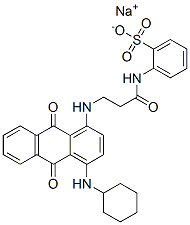 CAS#: 71889-06-0， Sodium [[3-[[4-(Cyclohexylamino)-9,10-Dihydro-9,10-Dioxo-1-Anthryl]Amino]-1-Oxopropyl]Amino]Benzenesulphonate