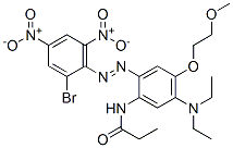 CAS#: 71889-11-7， N-[2-[(2-Bromo-4,6-Dinitrophenyl)Azo]-5-(Diethylamino)-4-(2-Methoxyethoxy)Phenyl]Propanamide