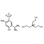 CAS#: 71929-27-6， 2-Hydroxy-N,N-bis(2-hydroxyethyl)ethanaminium 4-hydroxy-5-isopropyl-2-methylbenzenesulfonate