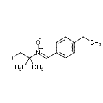 CAS#: 719304-01-5， 2-[(Z)-(4-Ethylbenzylidene)(oxido)-lambda<sup>5</sup>-azanyl]-2-methyl-1-propanol