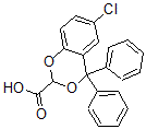 CAS#: 71980-71-7， 4-Chloro-7,7-Diphenyl-8,10-Dioxabicyclo[4.4.0]Deca-2,4,11-Triene-9-Carboxylic Acid